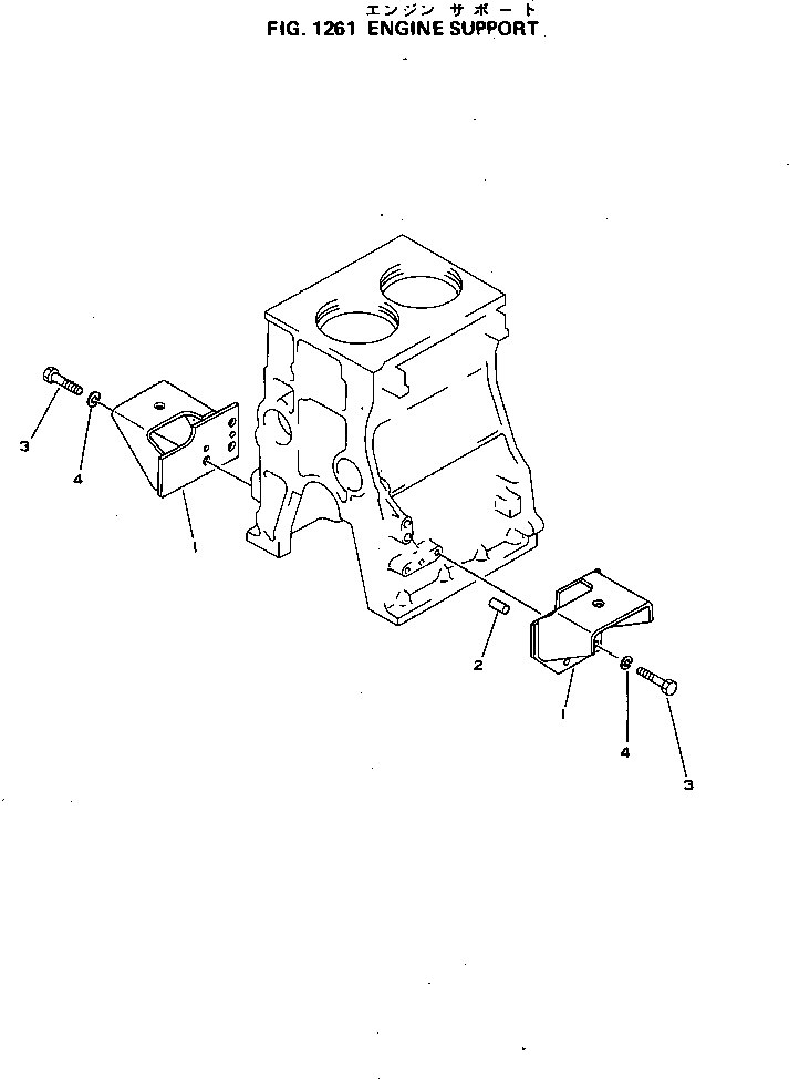 SUPPORT,FRONT¤ R.H. 6142-21-7110 KOMATSU