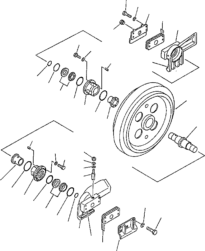 ADJUSTER GEAR ASS'Y 23A-32-11151 KOMATSU