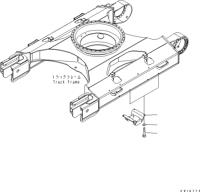 TRACK GUIDE 207-30-KC660 KOMATSU