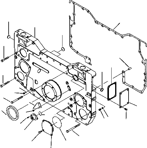 Крышка 6216-51-5940 KOMATSU