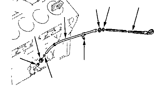 Щуп уровня масла 6216-24-5440 KOMATSU