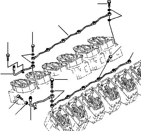 SCREW, BANJO CONNECTOR 6216-84-2530 KOMATSU