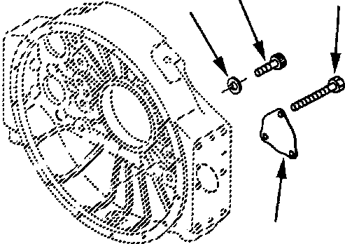 COVER, STARTER FLANGE 6216-24-3840 KOMATSU
