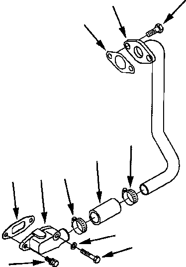 CONNECTION, AIR COMPRESSOR INLET 6216-84-5380 KOMATSU