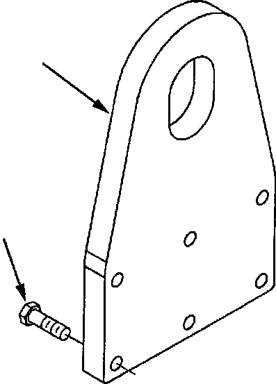 BRACKET, LIFTING 6216-34-4170 KOMATSU