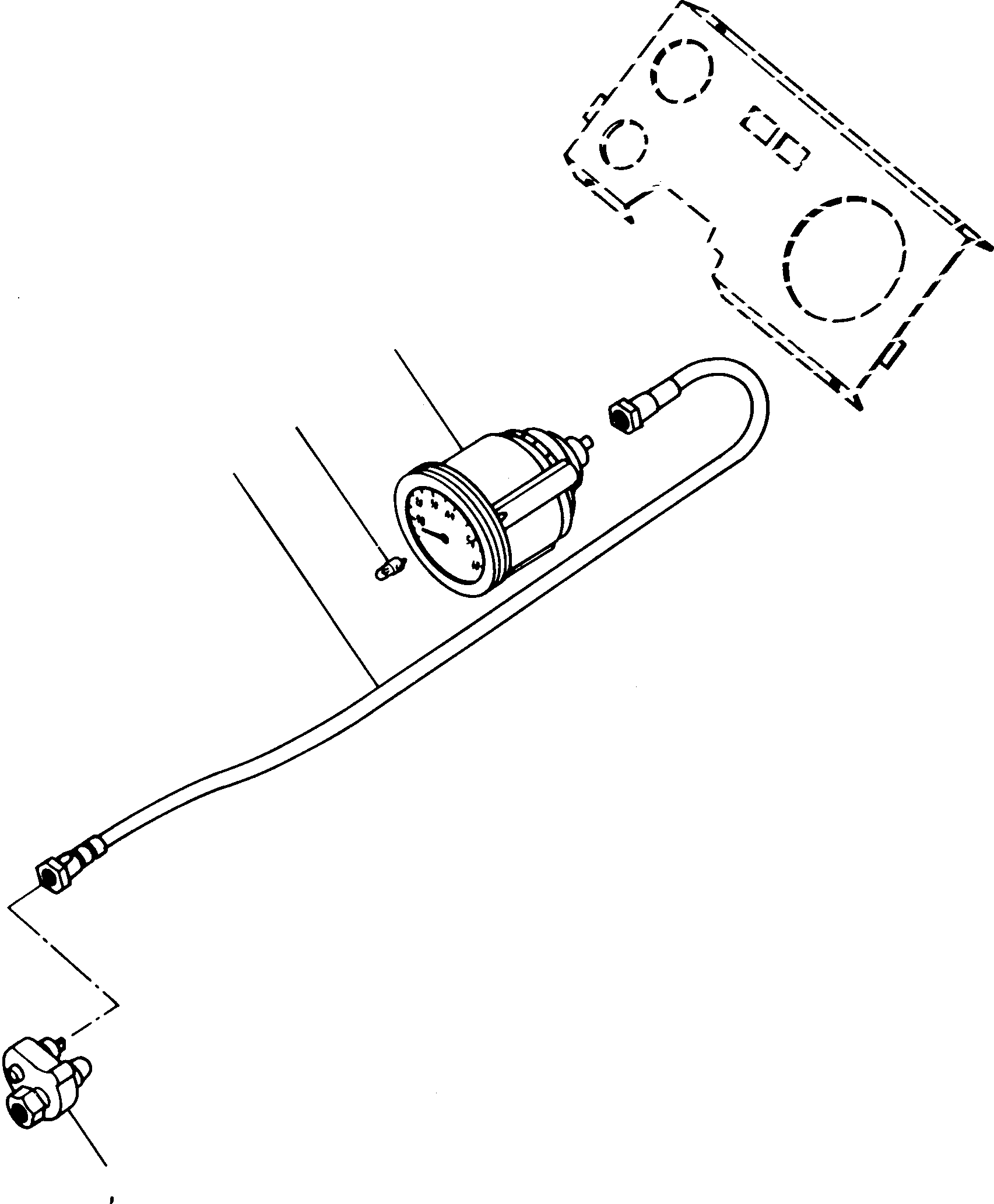TACHOMETER 2939999M91 KOMATSU