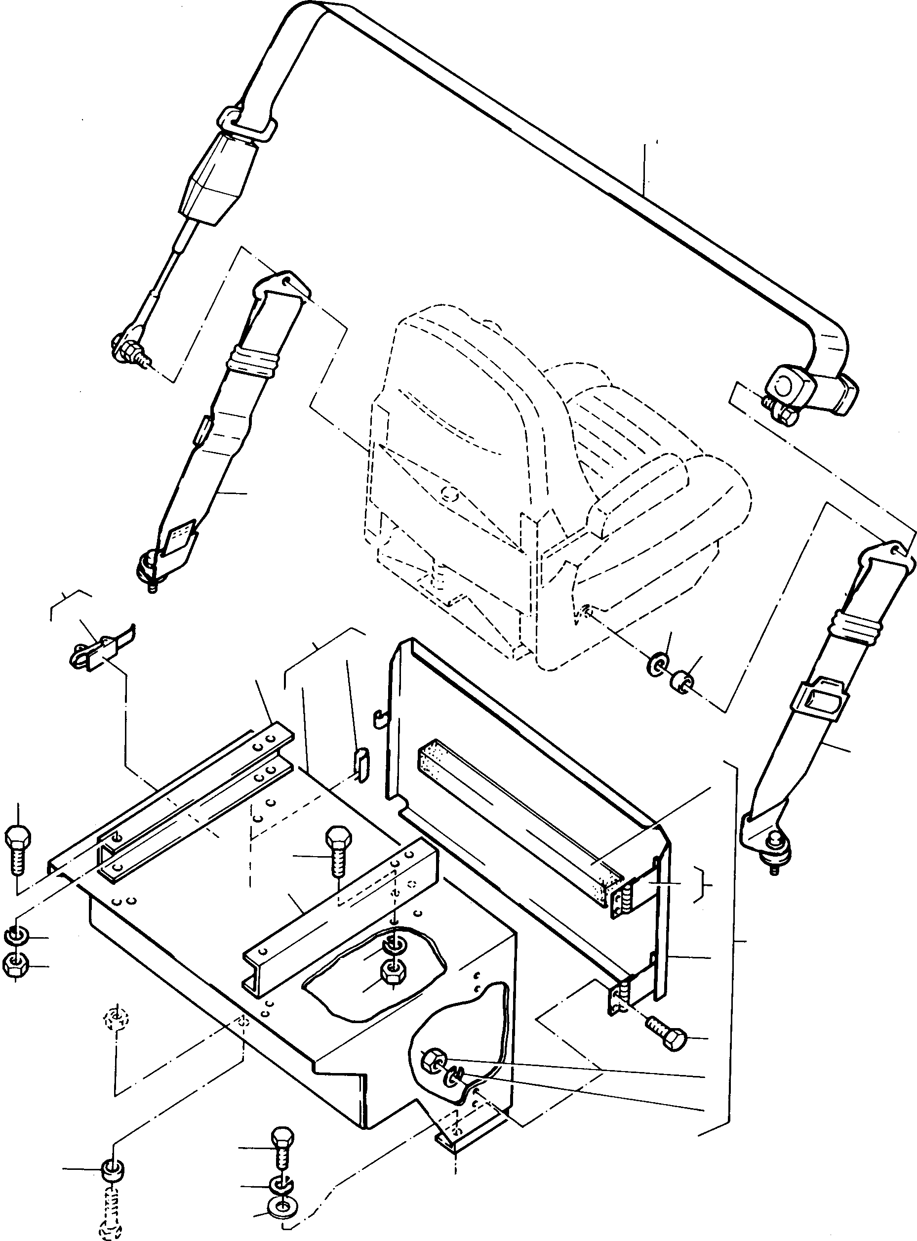 SAFETY BELT 2986344M91 KOMATSU