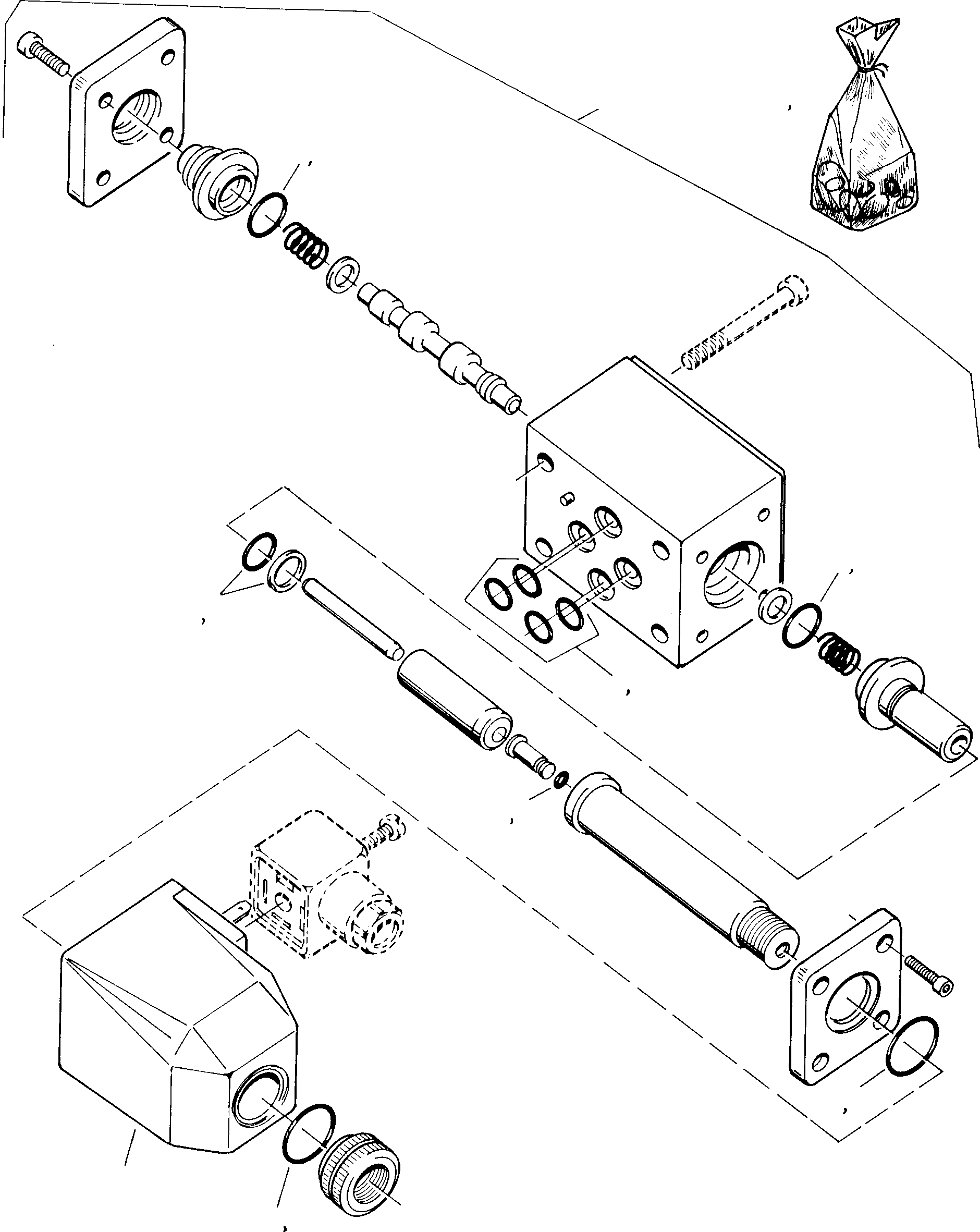 Комплект прокладок 4912404M91 KOMATSU