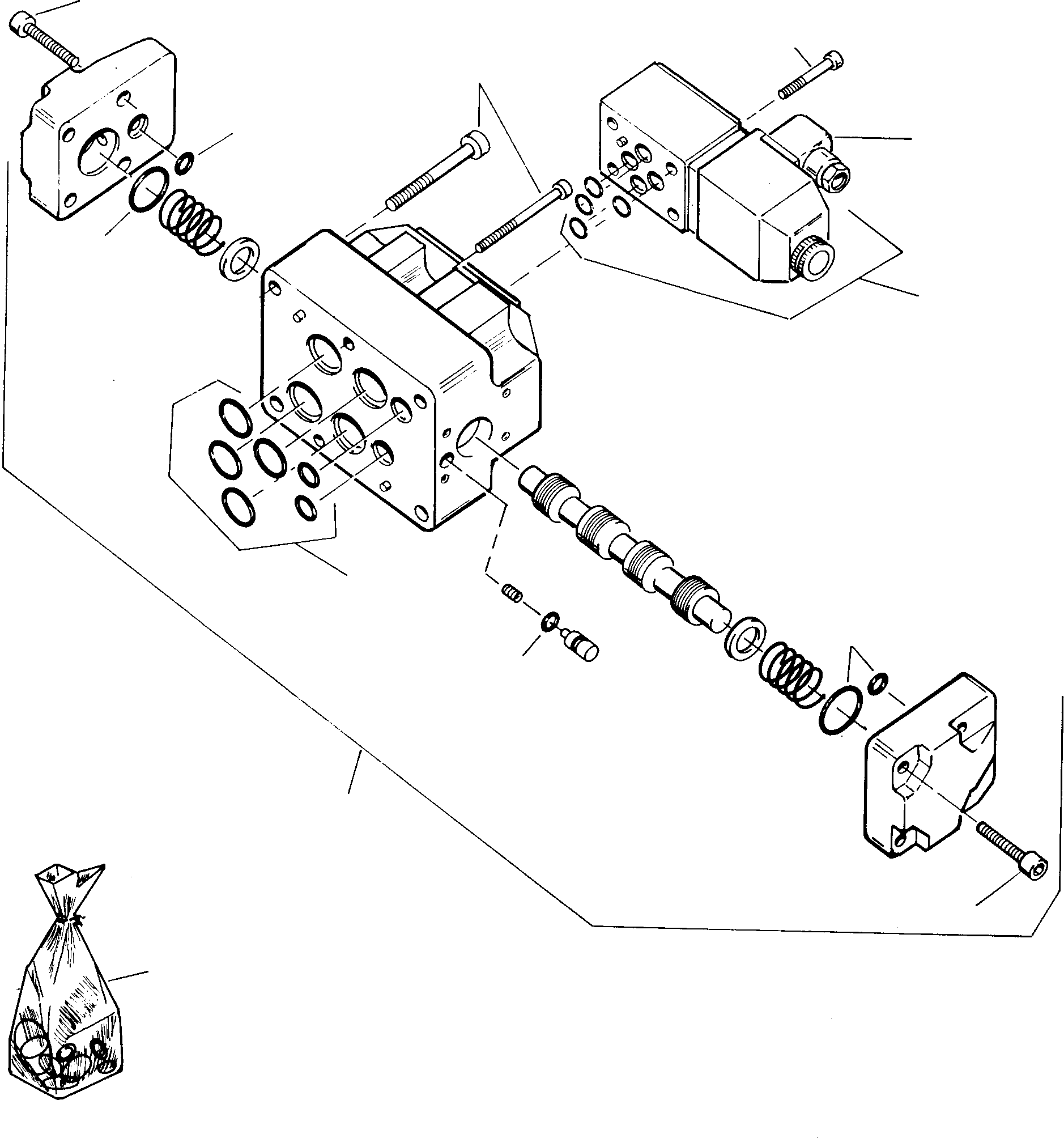 Комплект болтов 3230277M91 KOMATSU