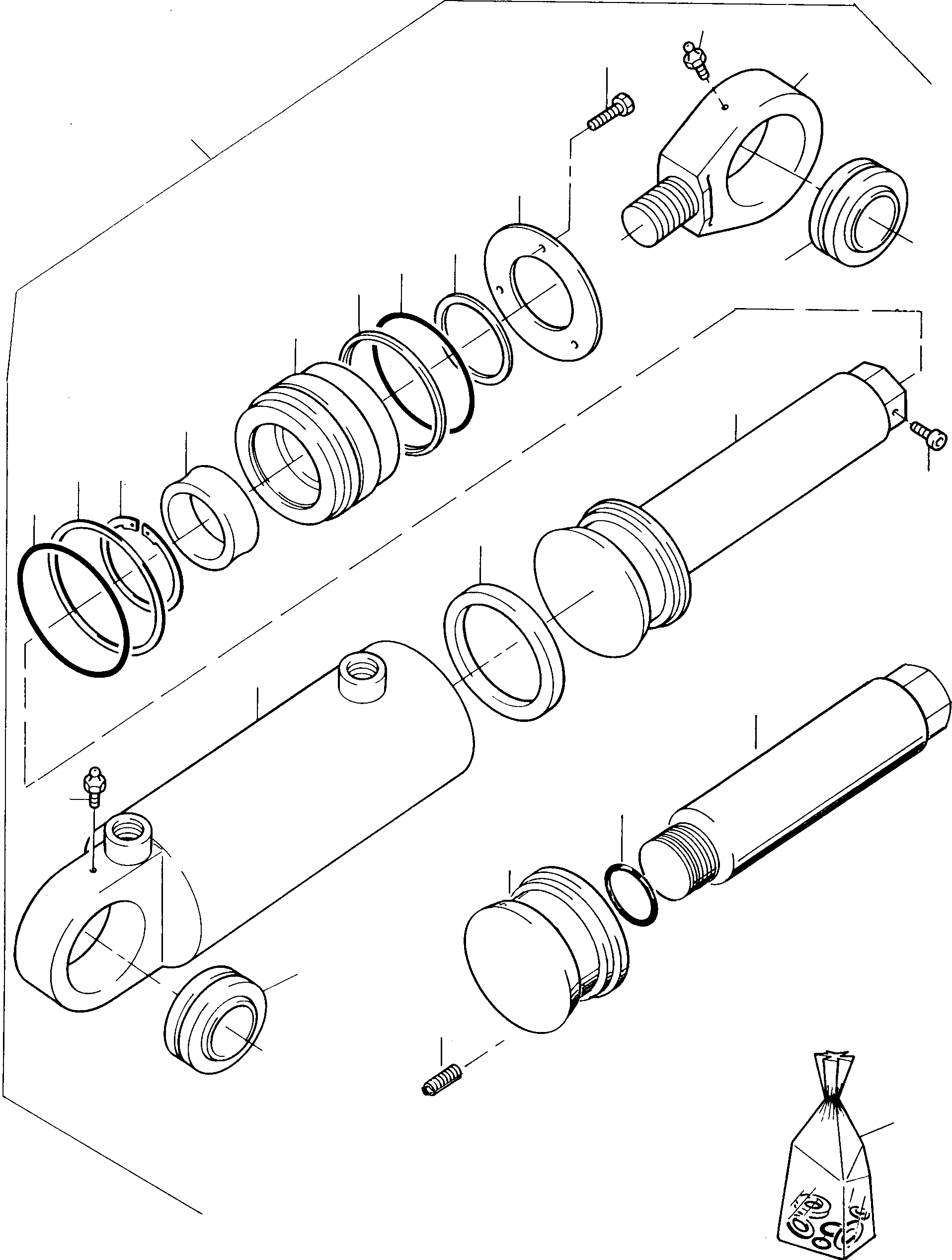 CYLINDER ROD 3230278M1 KOMATSU