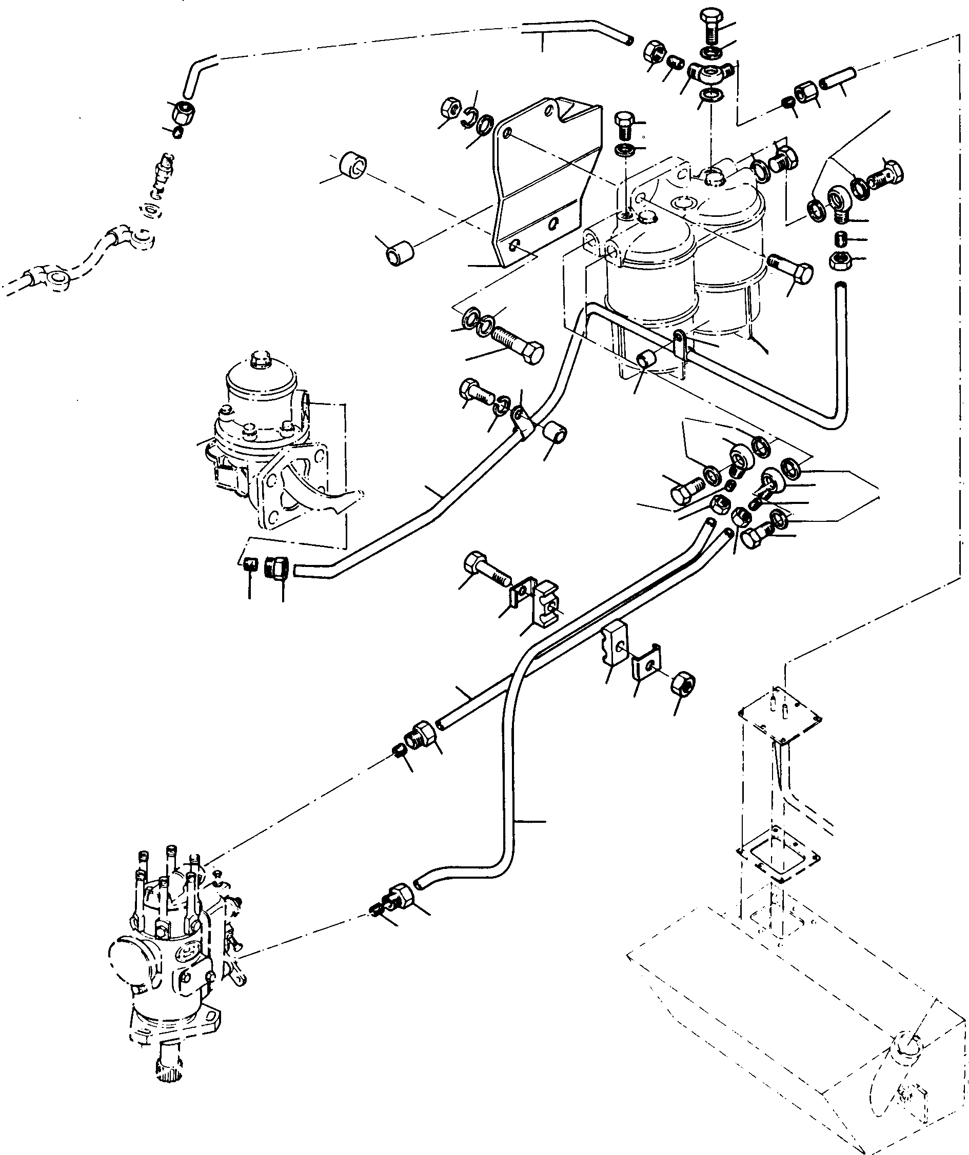 FUEL LINE 4909581M1 KOMATSU