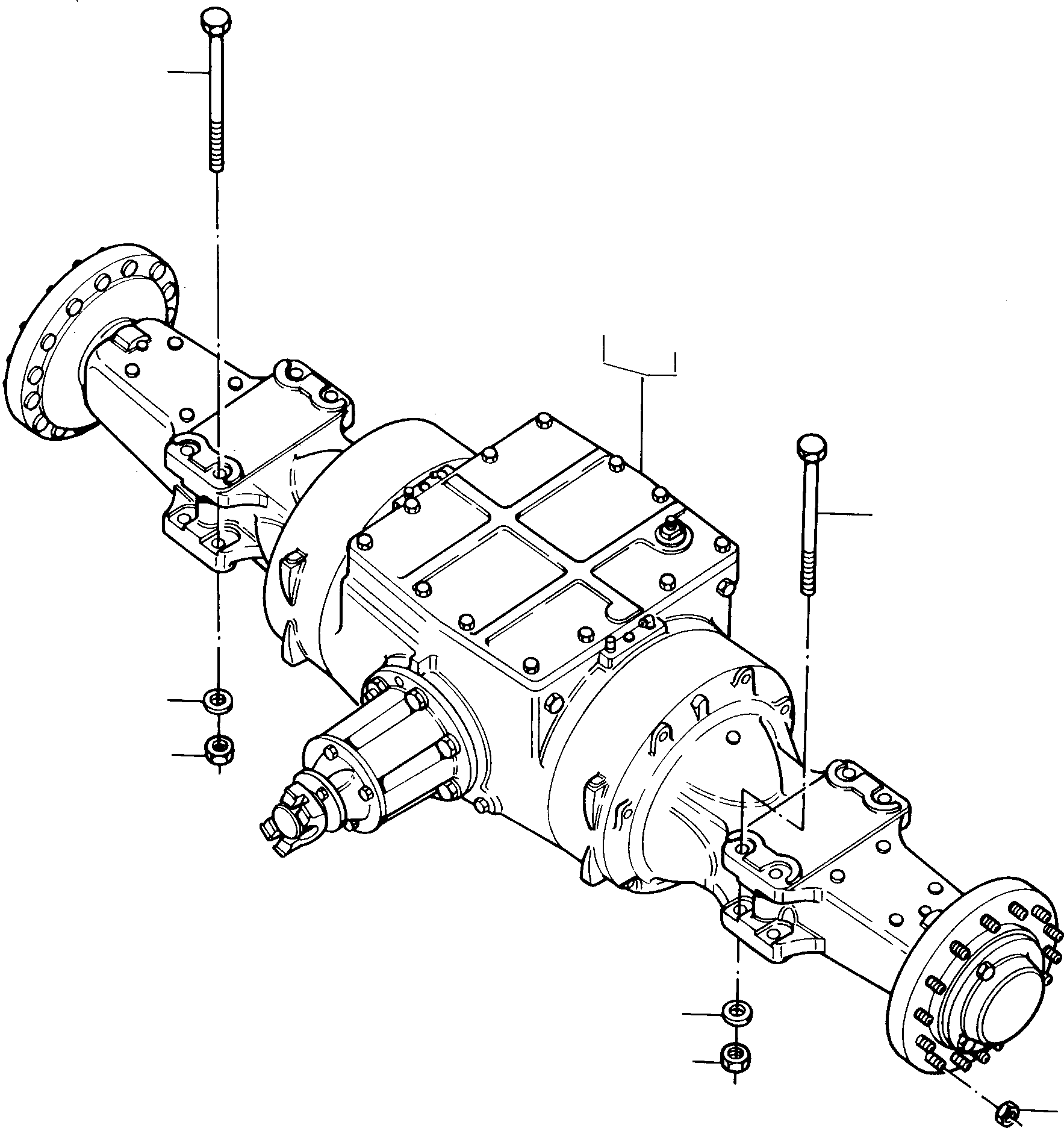 AXLE 4400546M91 KOMATSU