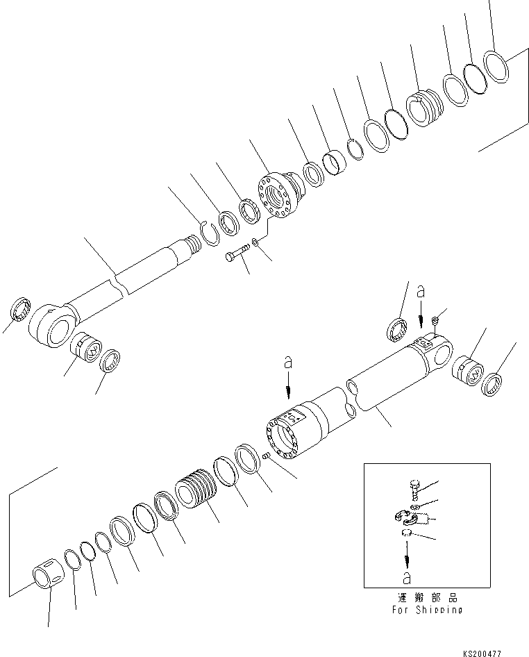 Упорное кольцо 707-71-35120 KOMATSU