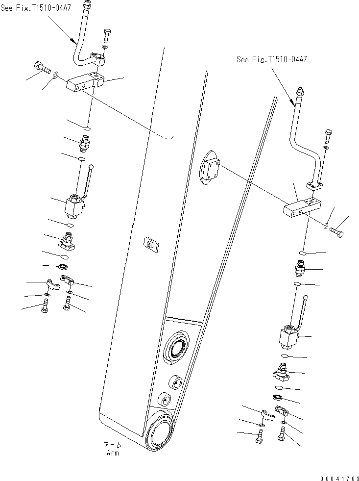 Hose, R.H. 206-62-K2580 KOMATSU