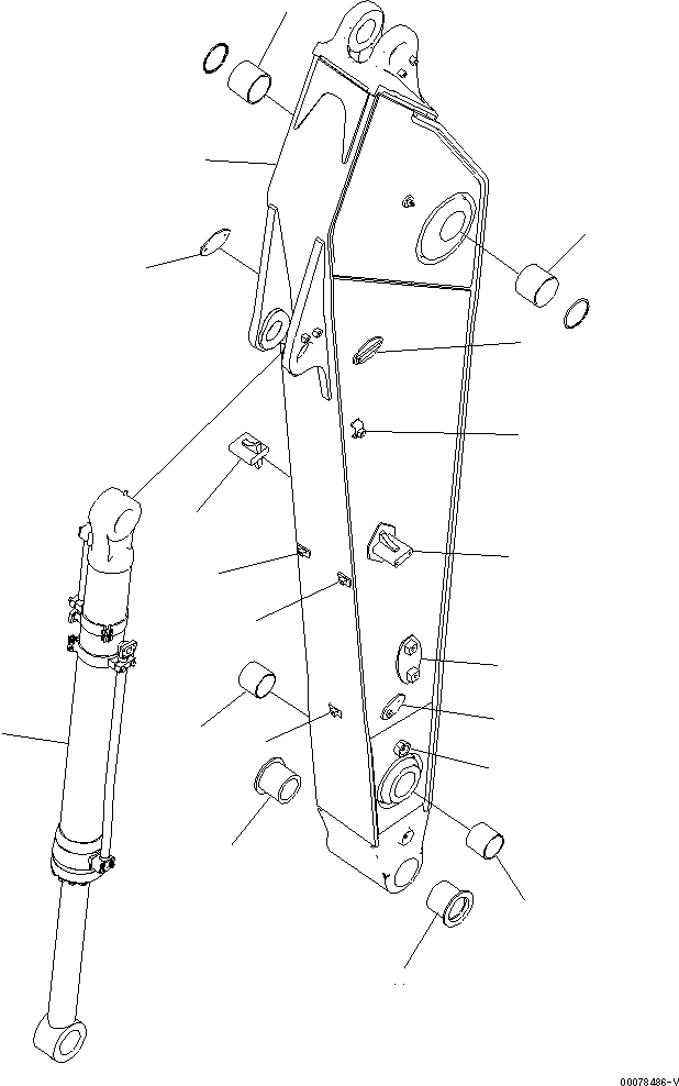 CYLINDER G. 707-01-XMP10 KOMATSU