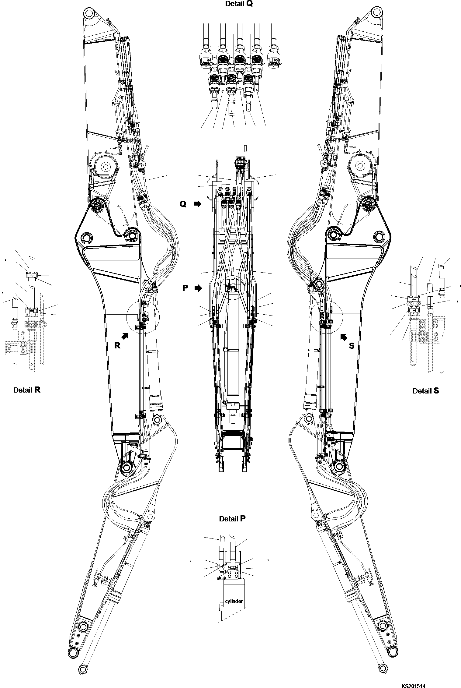 Шланг 07085-00623 KOMATSU