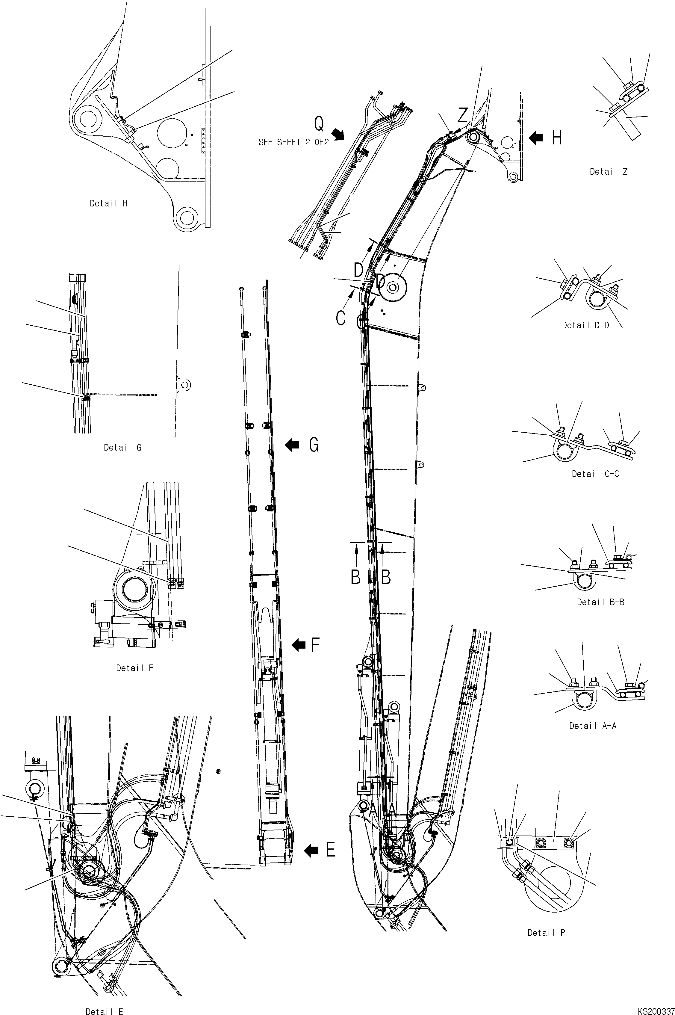 Кронштейн 207-70-K3280 KOMATSU