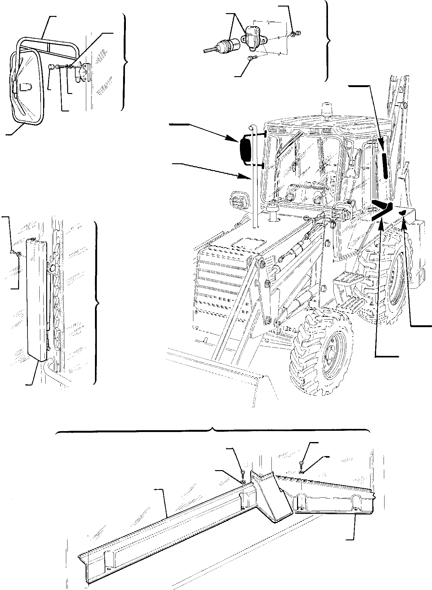 Зеркало 816213830 KOMATSU