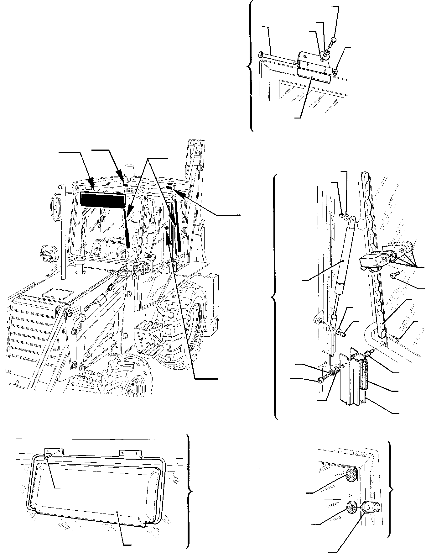 HANDLE, L.H. 816211644 KOMATSU