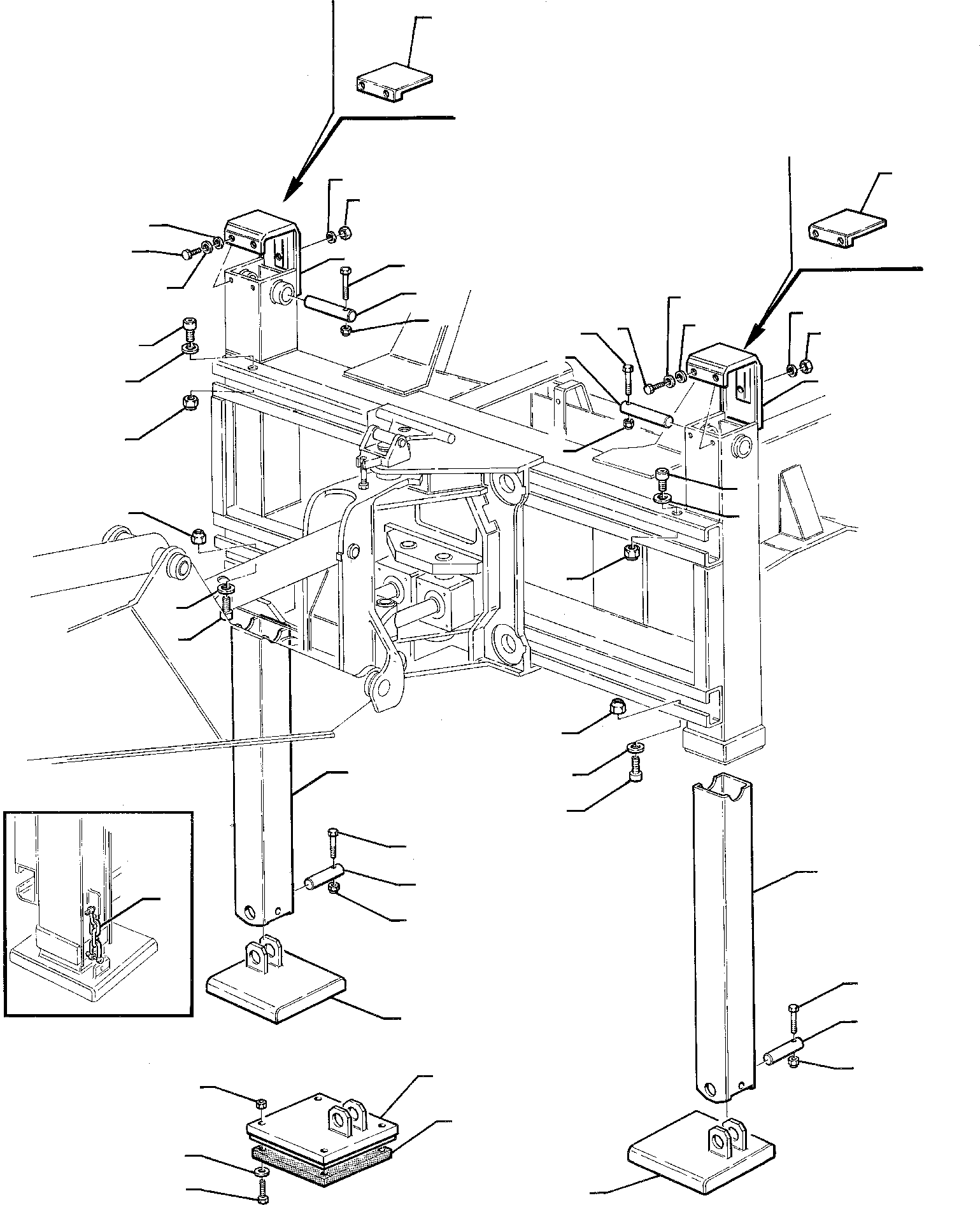 Резиновый элемент 200513952 KOMATSU
