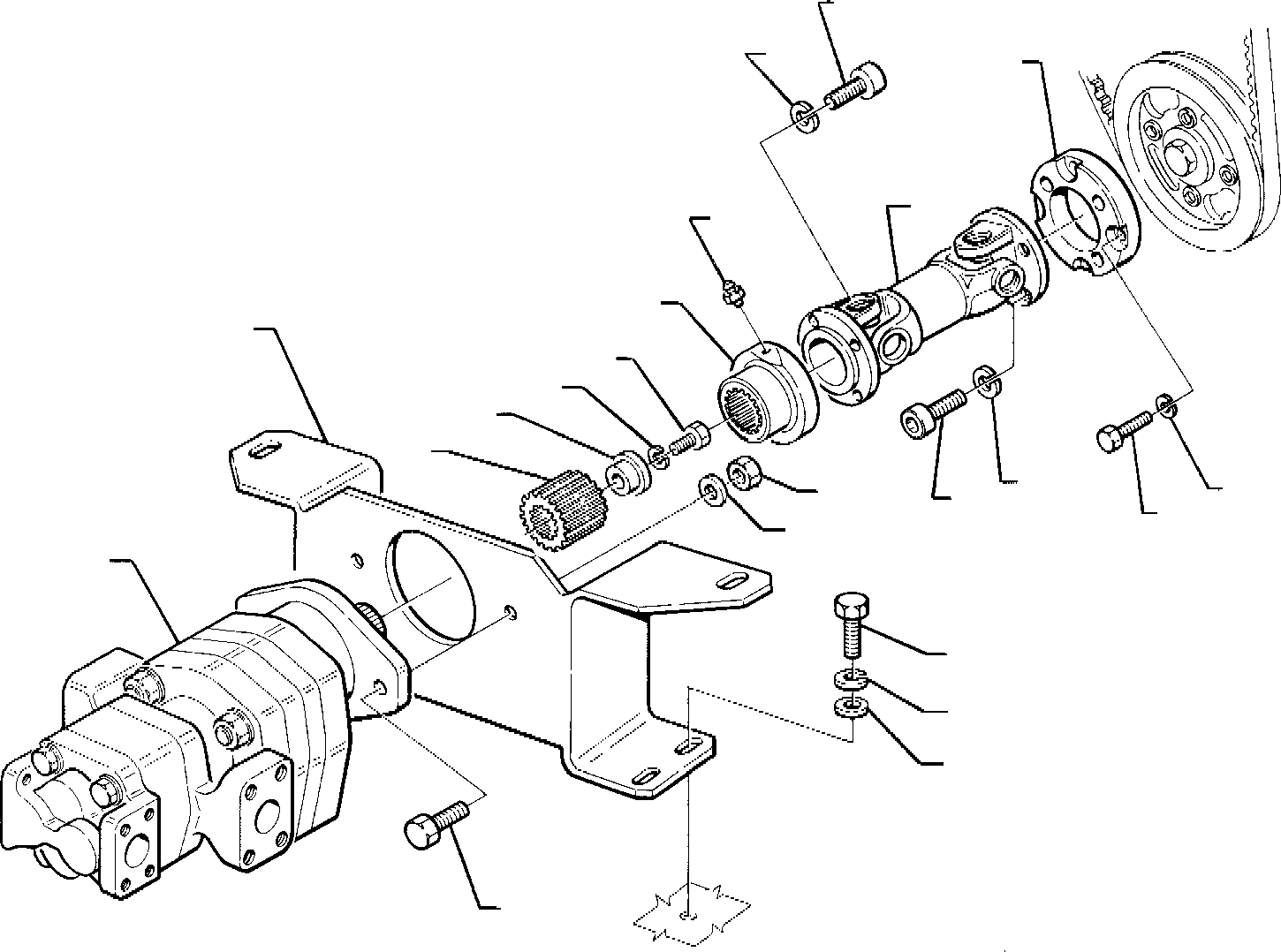 Штуцер 860010001 KOMATSU