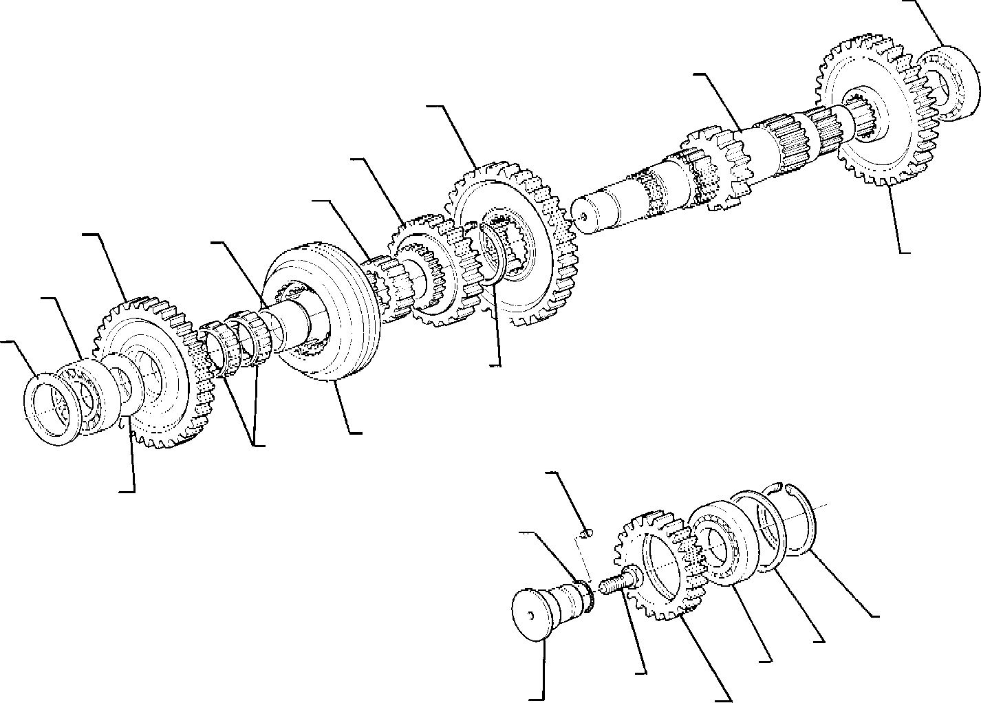Стопорное кольцо 802250065 KOMATSU