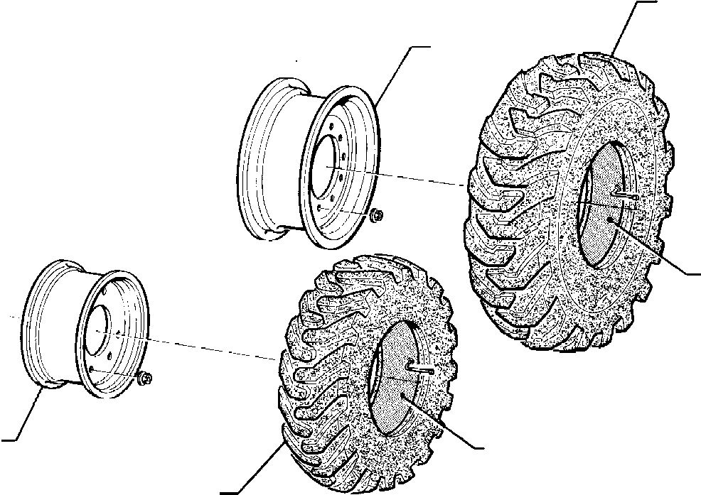 RIM (9x18") 312206084 KOMATSU