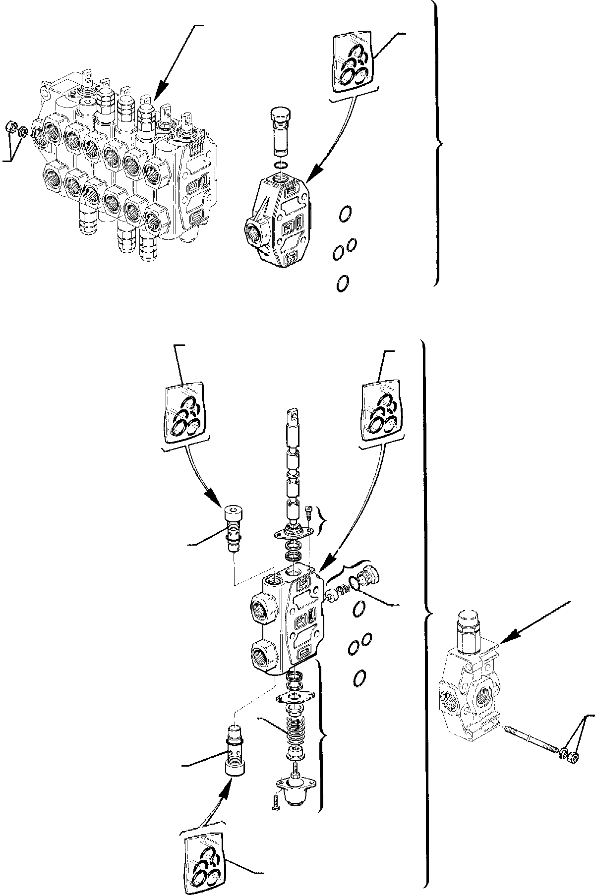 Комплект прокладок 844160132 KOMATSU