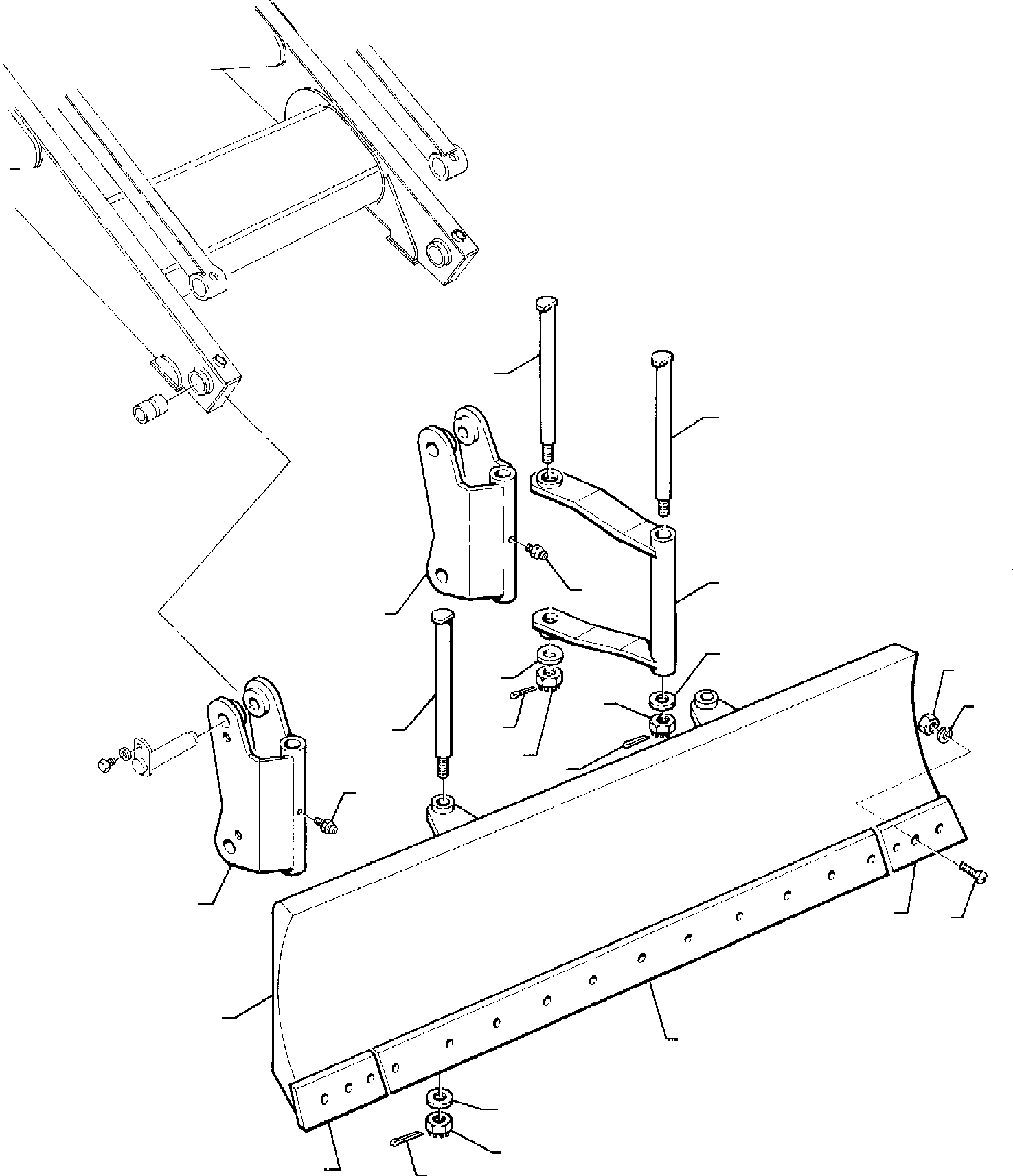 SUPPORT, ANGLEDOZER 200511160 KOMATSU