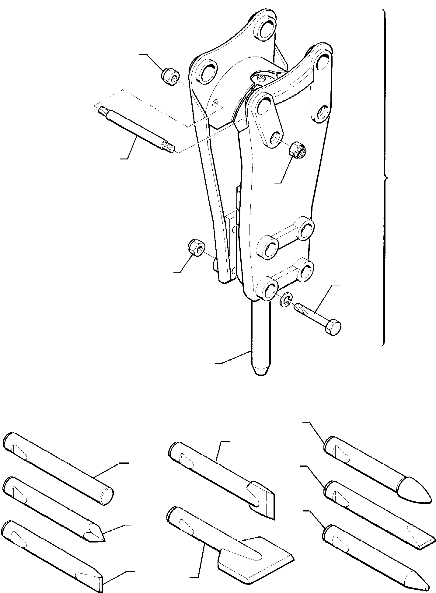 HAMMER, ASSY 827010231 KOMATSU