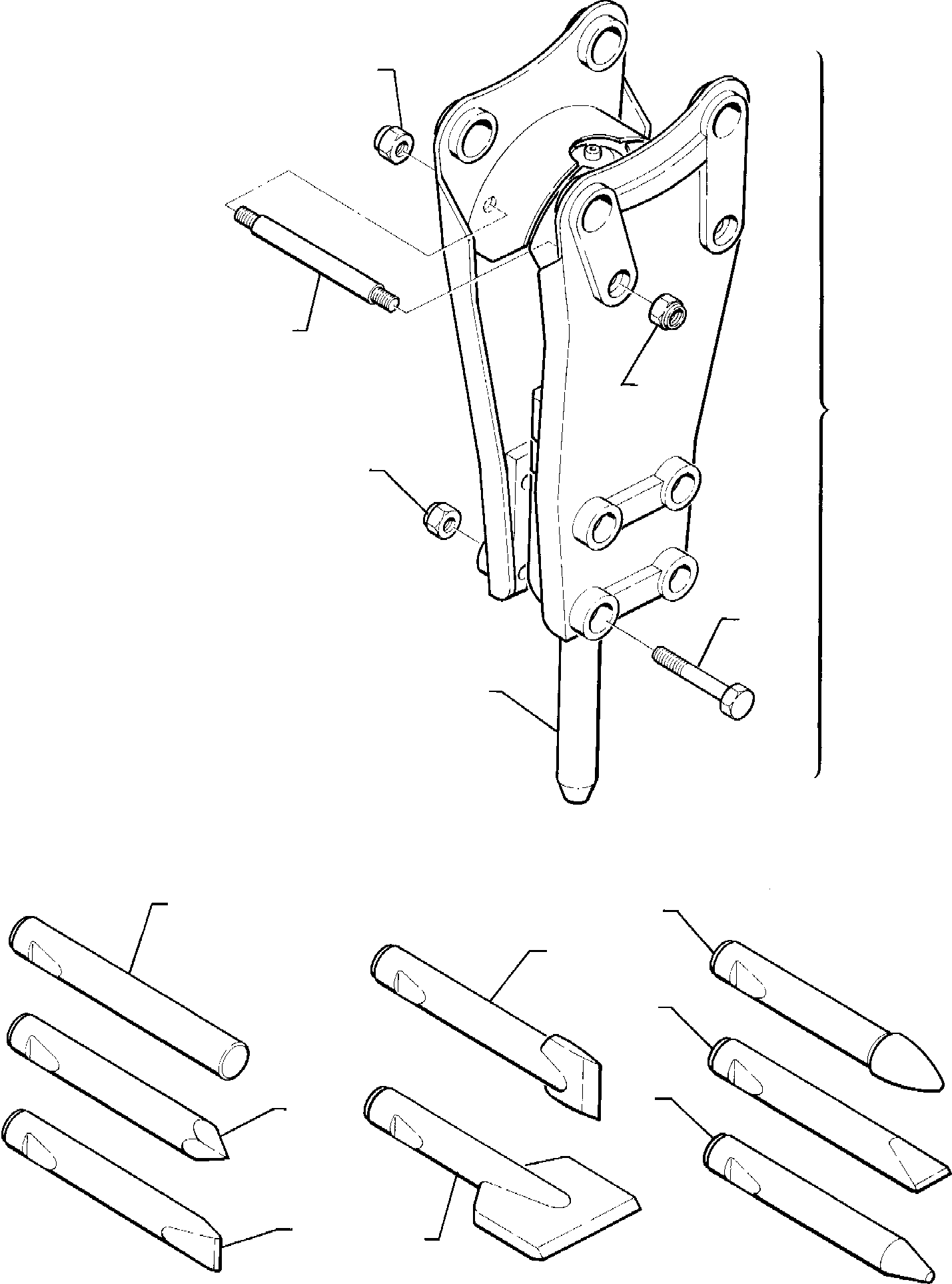 HAMMER, ASSY 827010232 KOMATSU
