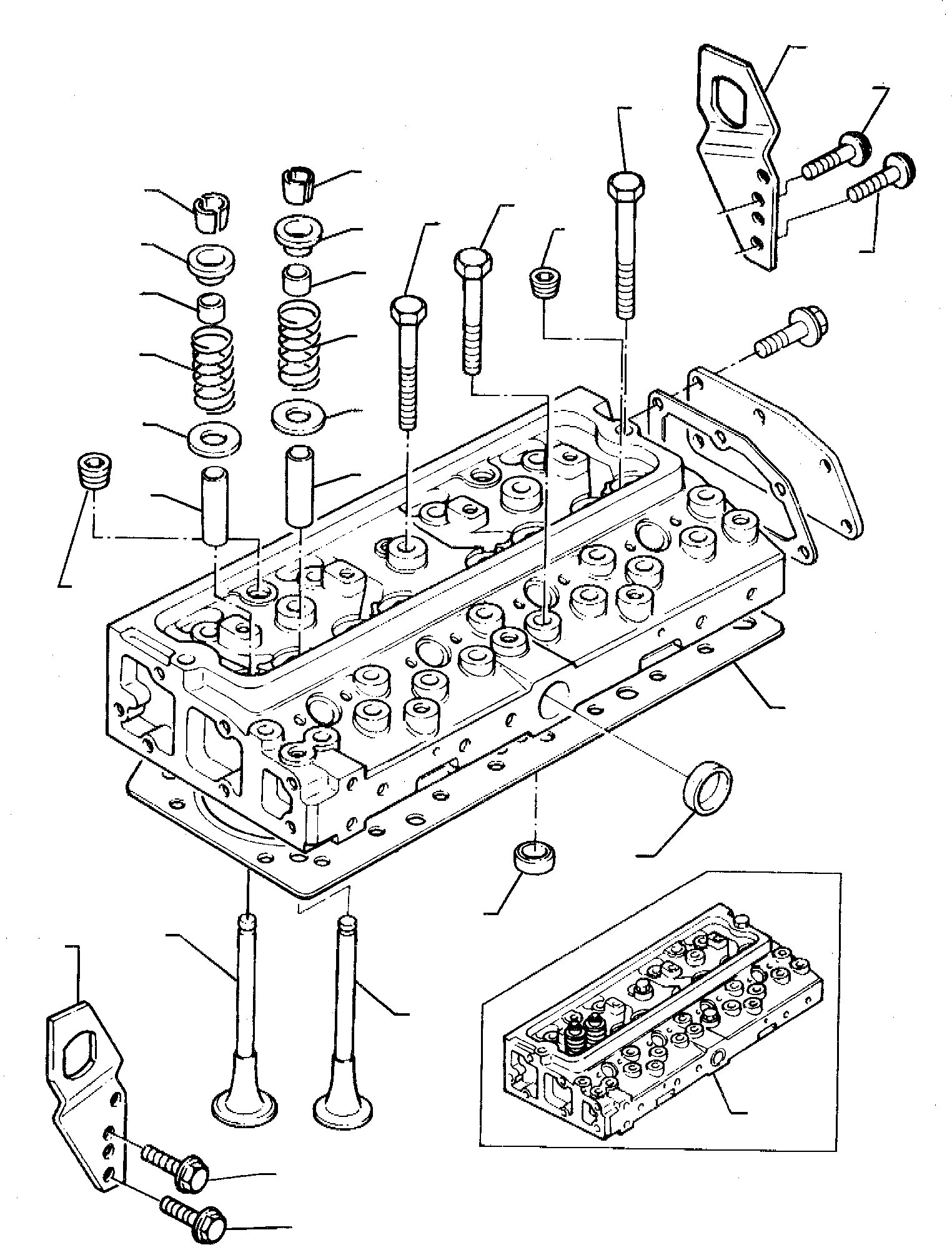 VALVE EXHAUST P3142A051 KOMATSU