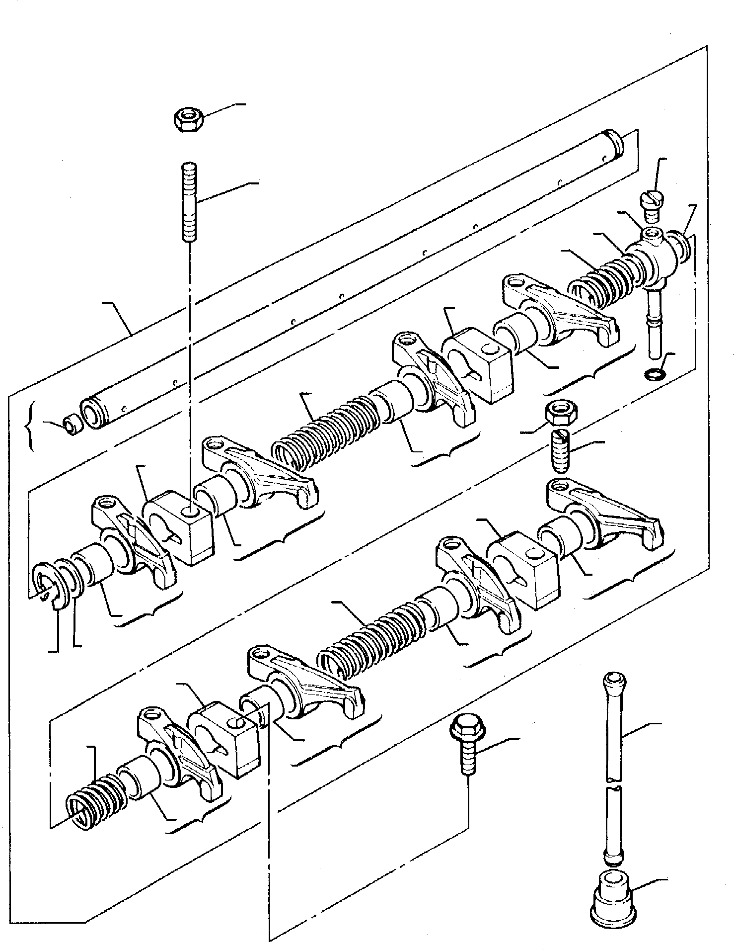 ROCKER SHAFT PKZZ90017 KOMATSU