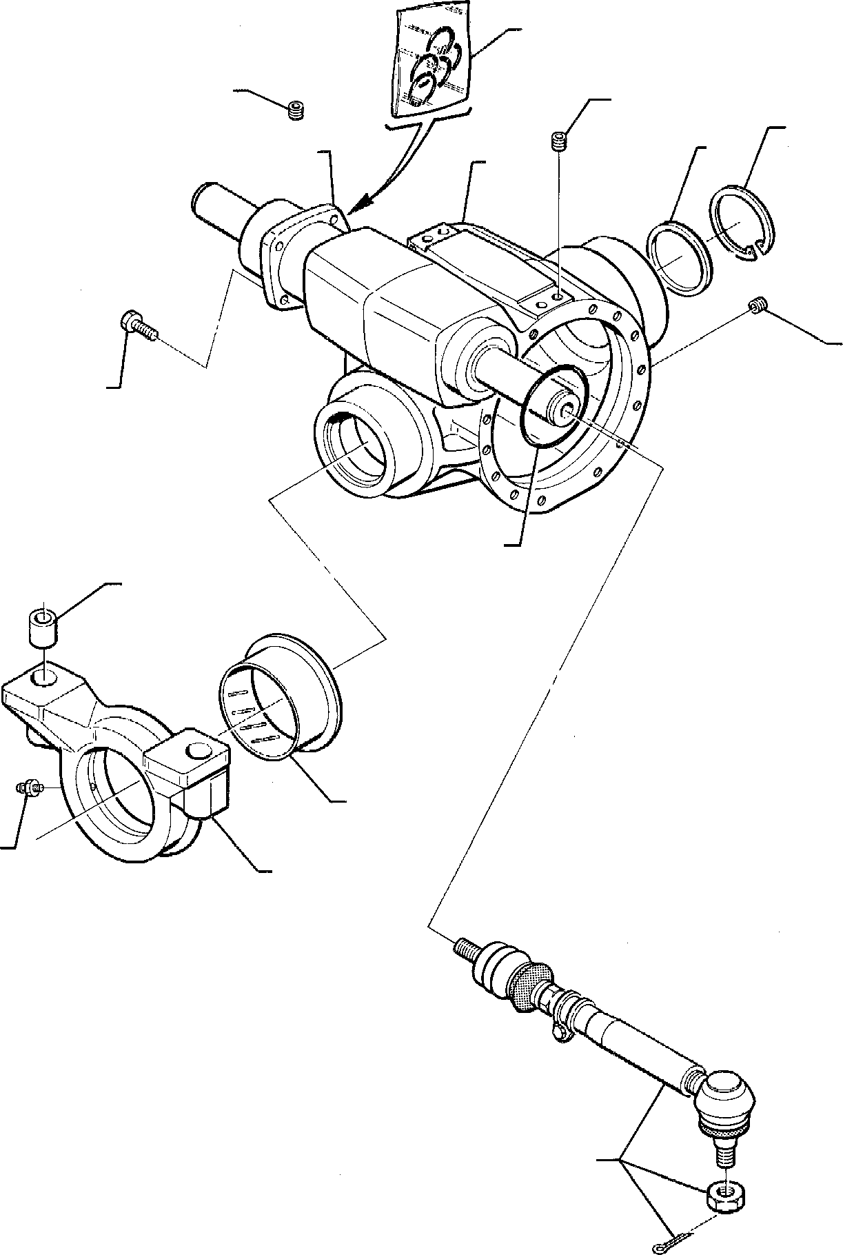 FRONT AXLE, ASSY. 200040543 KOMATSU