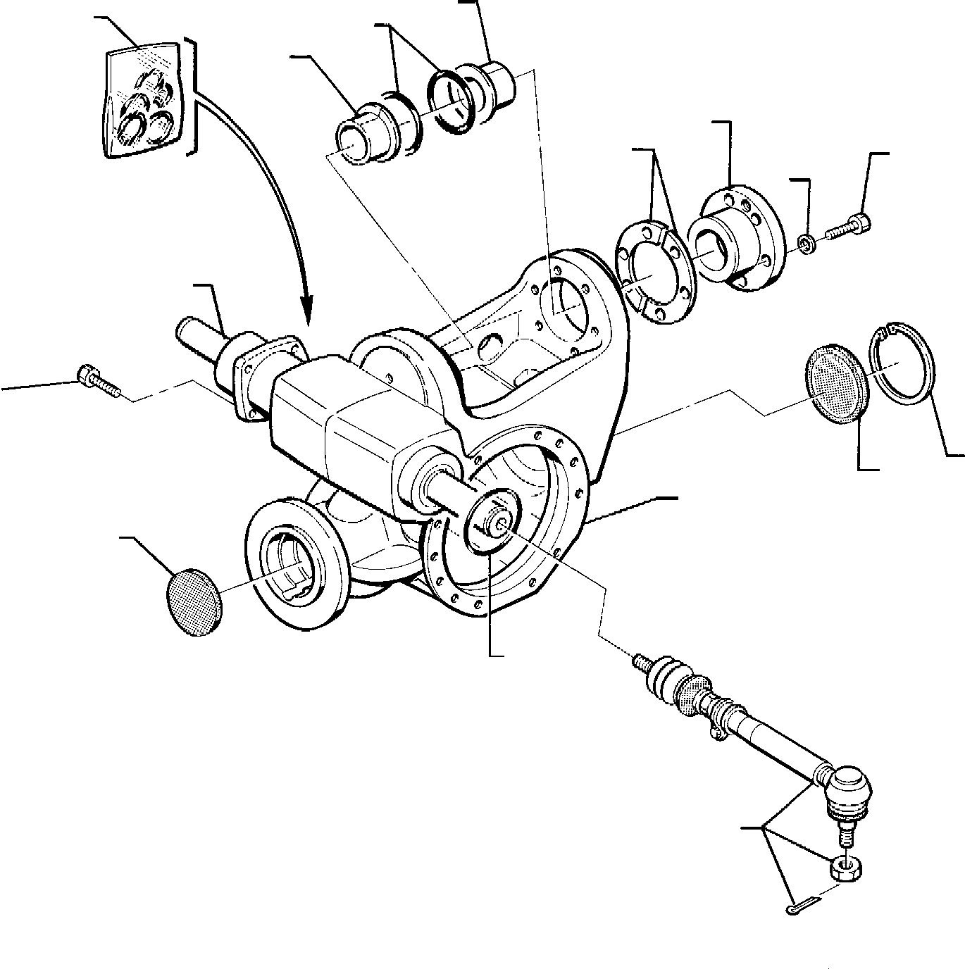 FRONT AXLE, ASSY. 200040595 KOMATSU