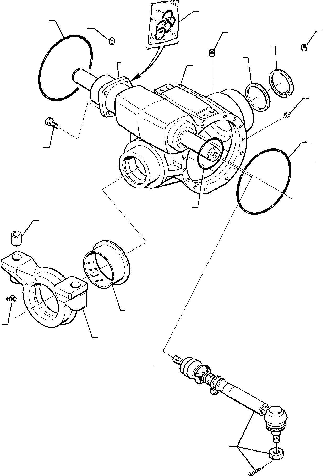 FRONT AXLE 4WD, ASSY. 200040544 KOMATSU