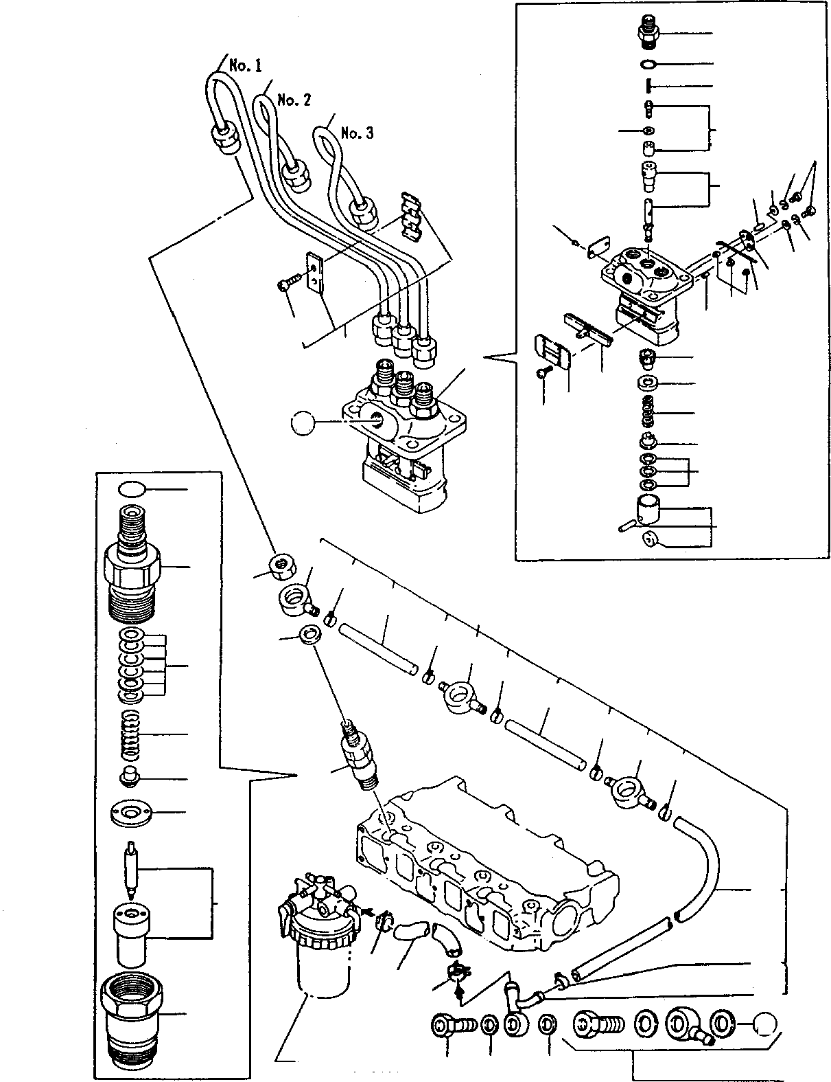 SPACER, VALVE STOP YMR000792 KOMATSU