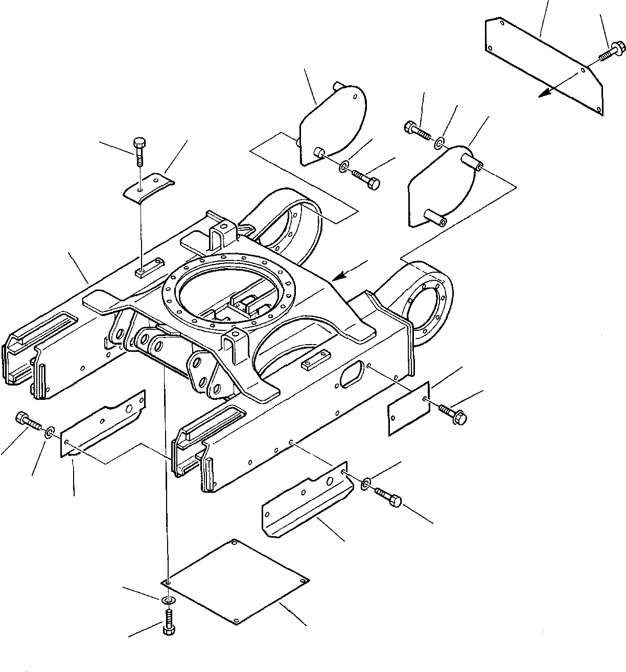 ENGINE COVER, R.H. 205015504 KOMATSU