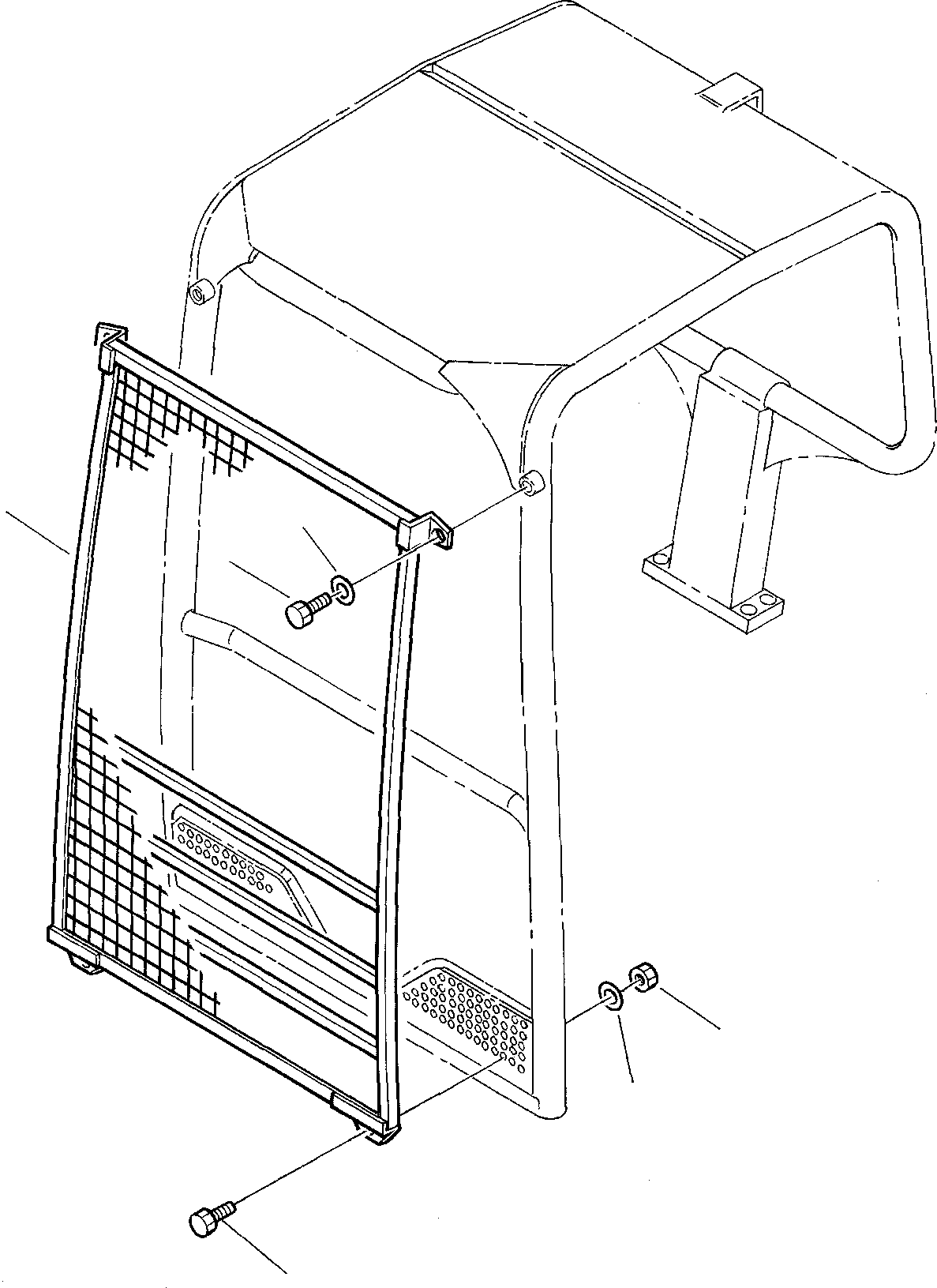 PROTECTION, FRONT 3F0545055 KOMATSU