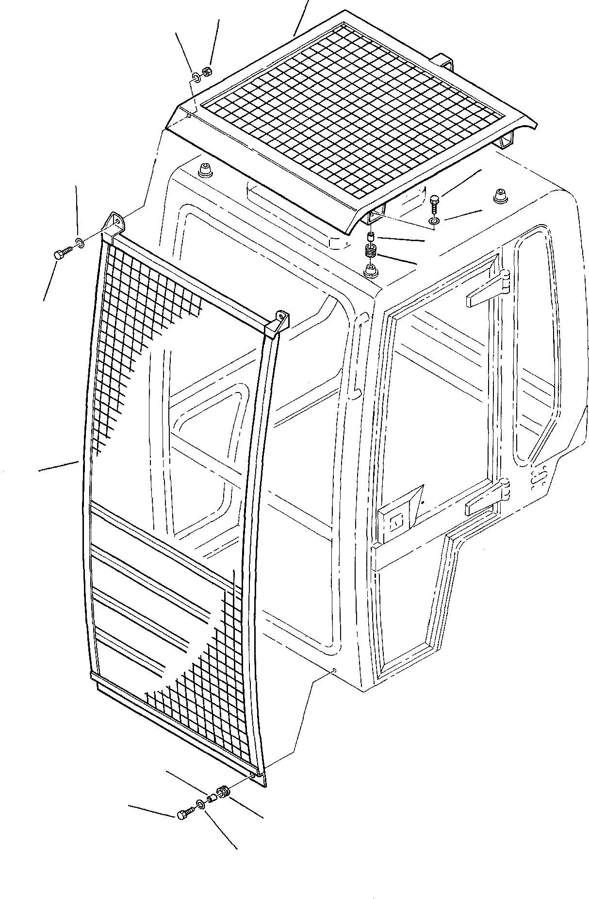 PROTECTION, FRONT 3F0547053 KOMATSU
