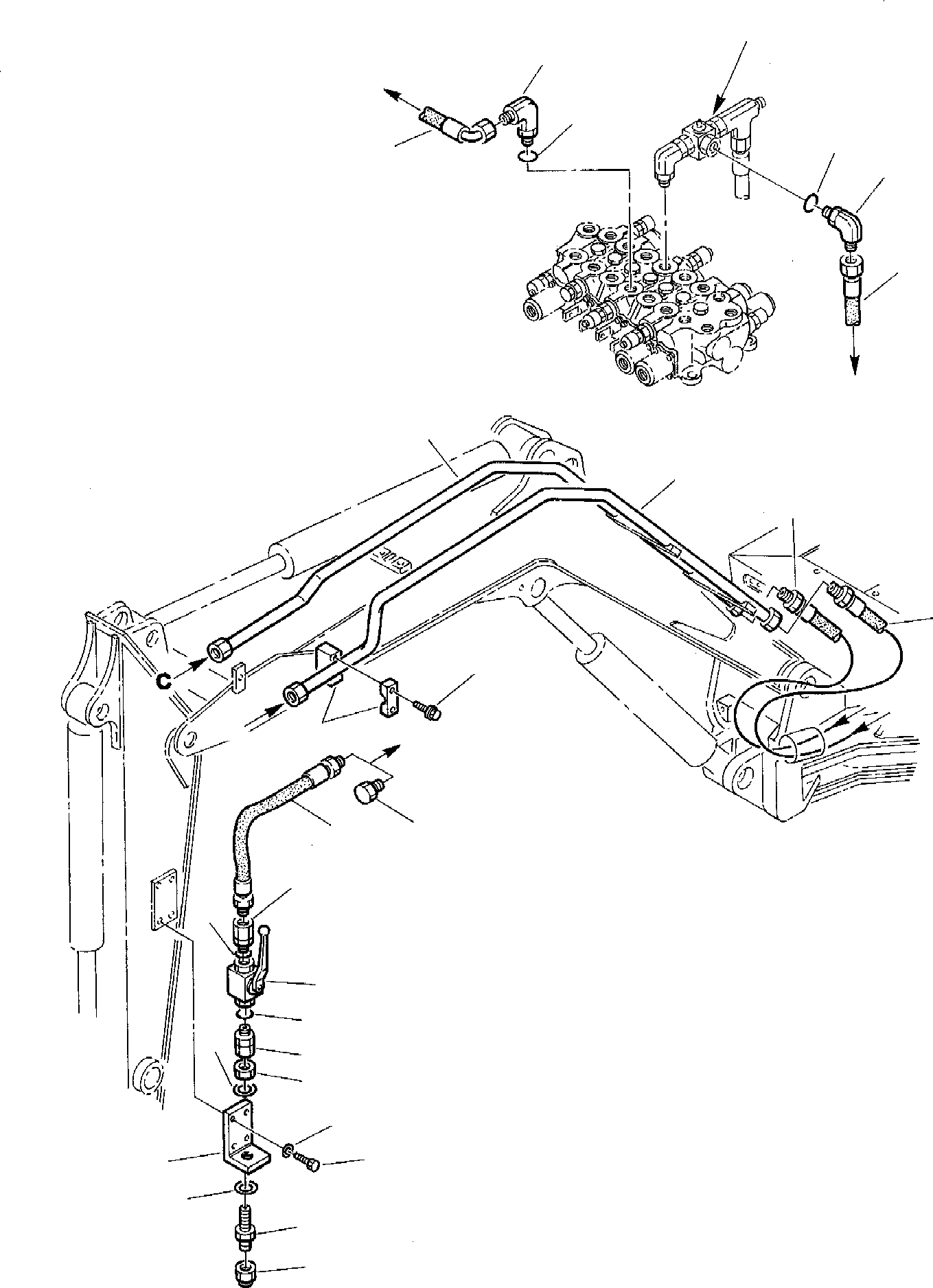 Труба 3F0786050 KOMATSU