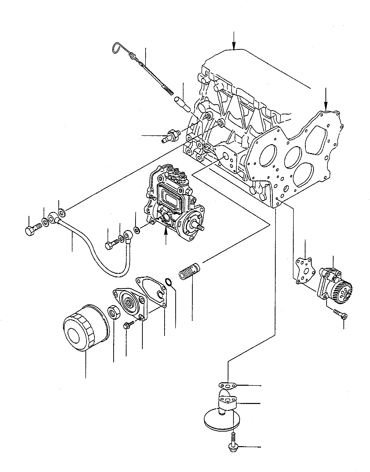Щуп уровня масла YMR001002 KOMATSU