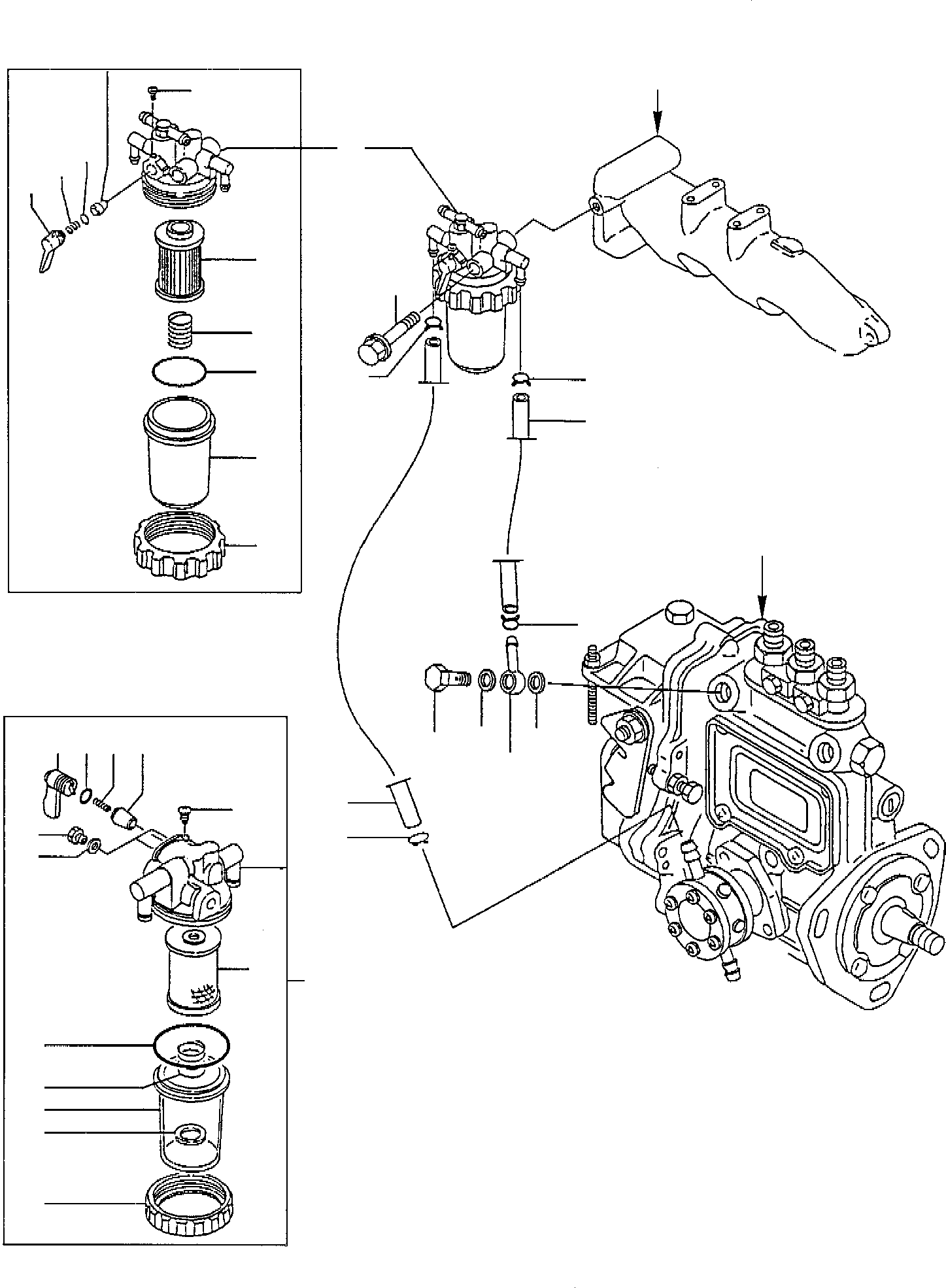 STRAINER ASSY., FUEL YMR001099 KOMATSU