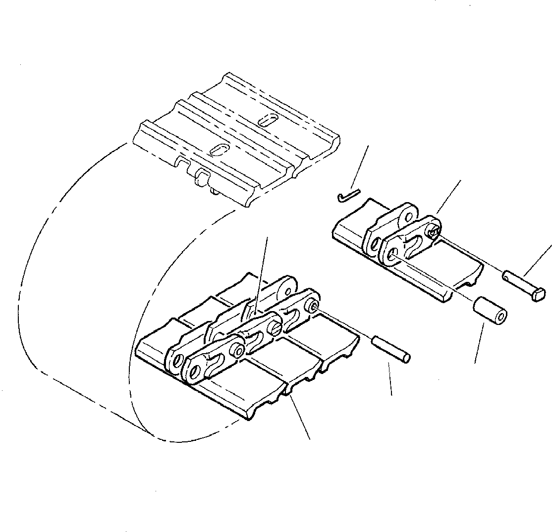 TRACK SHOE, ASSY. 3F1033050 KOMATSU