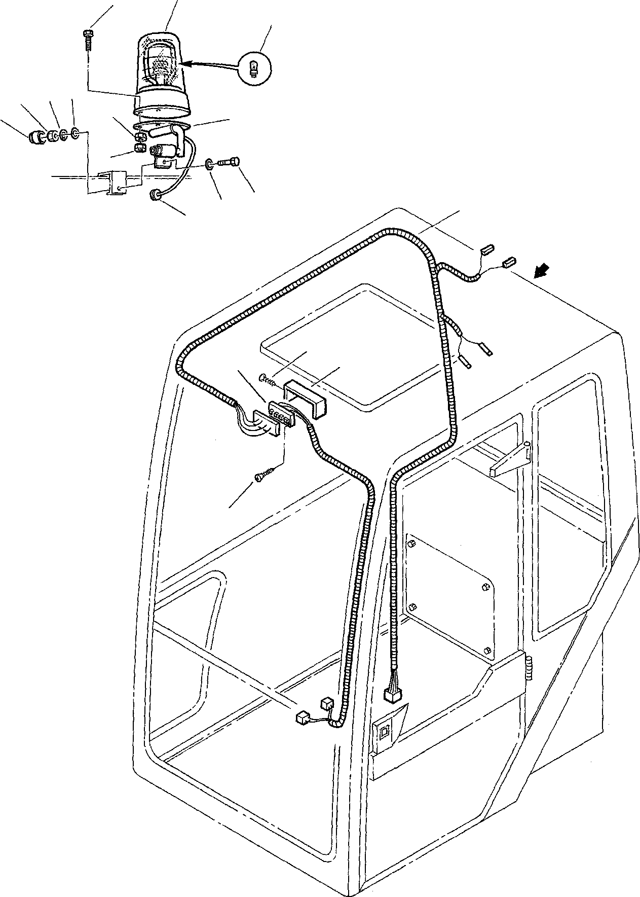 CAB WIRING, ASSY. 816214262 KOMATSU