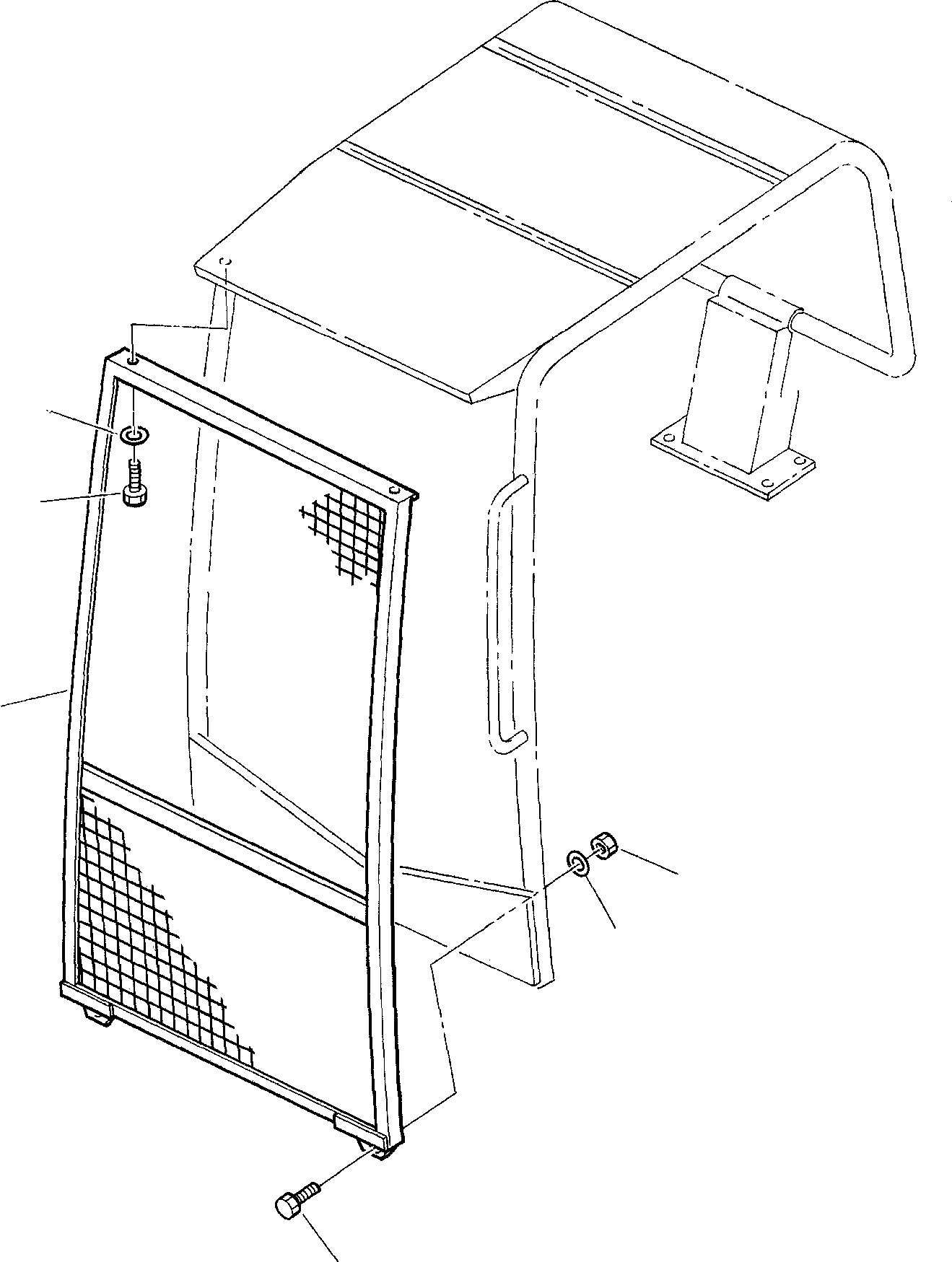 PROTECTION, FRONT 3F1045053 KOMATSU