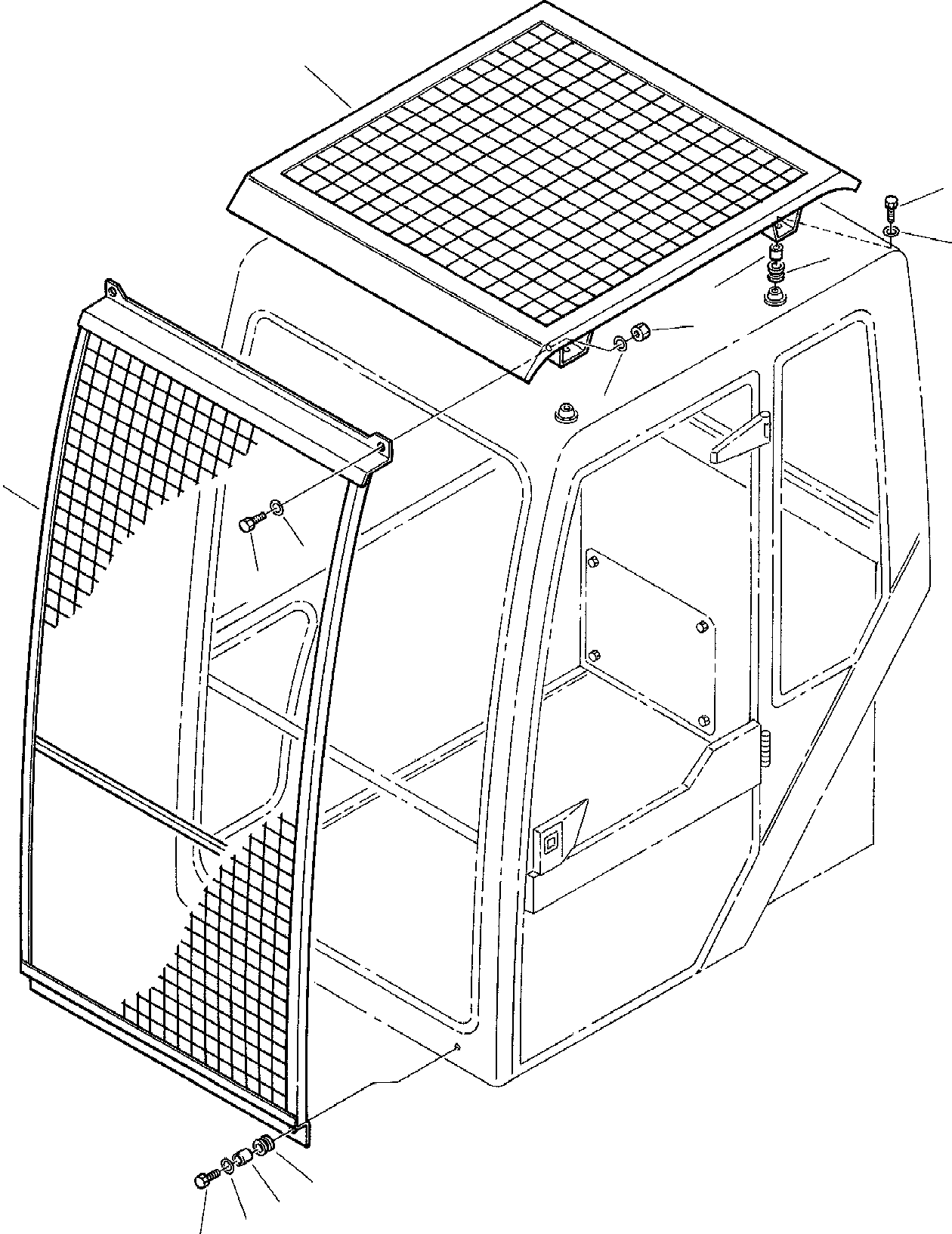 PROTECTION, FRONT 3F1047052 KOMATSU