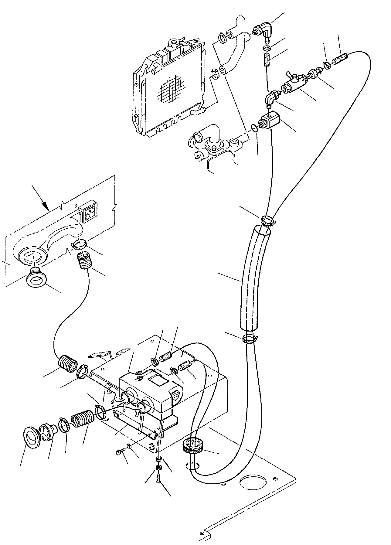 Отопитель 888011027 KOMATSU