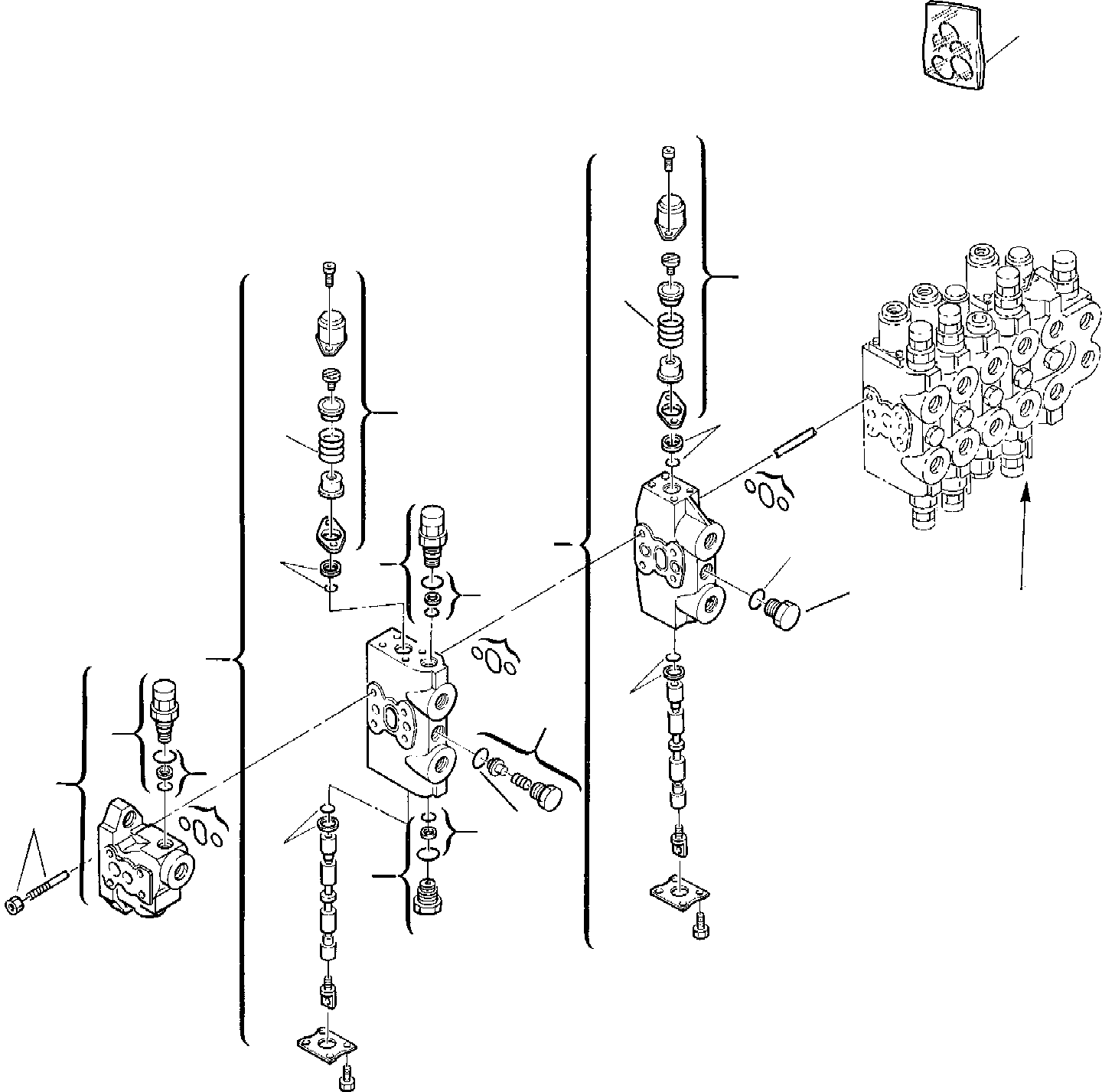 CONTROL VALVE, ASSY. 844020195 KOMATSU