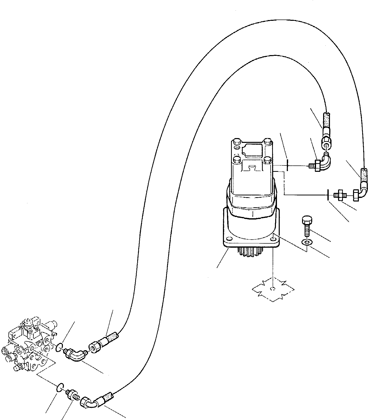 Шланг 392186014 KOMATSU
